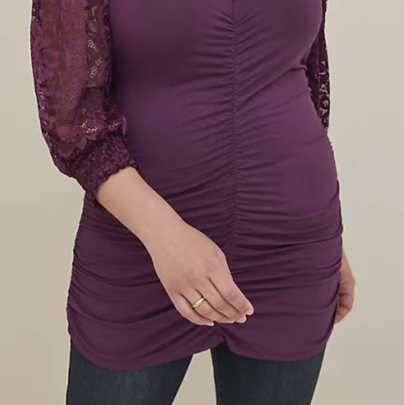 Torrid NWT Deep Purple RuncheTop 💜 - Picture 2 of 6